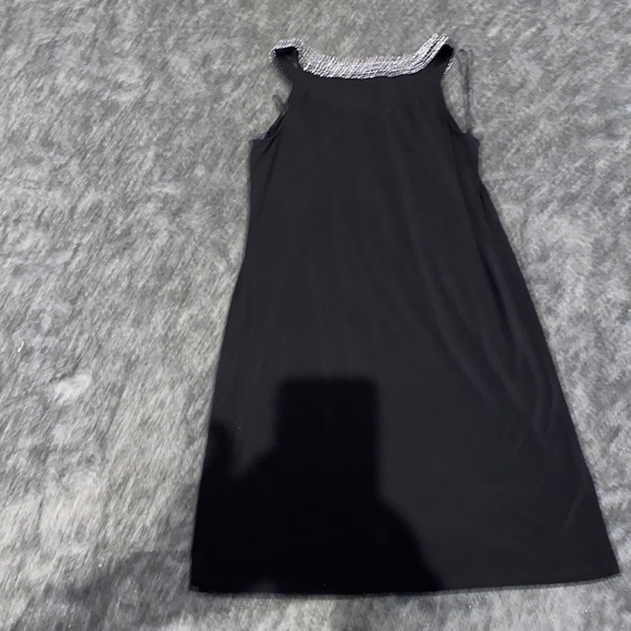 Calvin Klein tunic black chain link neck midi dress - Picture 5 of 12